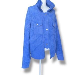BUCKETLIST Women's Vibrant Blue Utility Jacket
